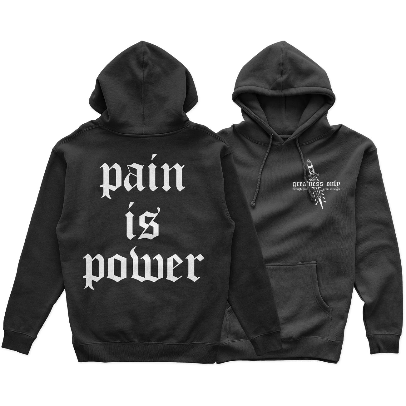 PAIN IS POWER PULLOVER
