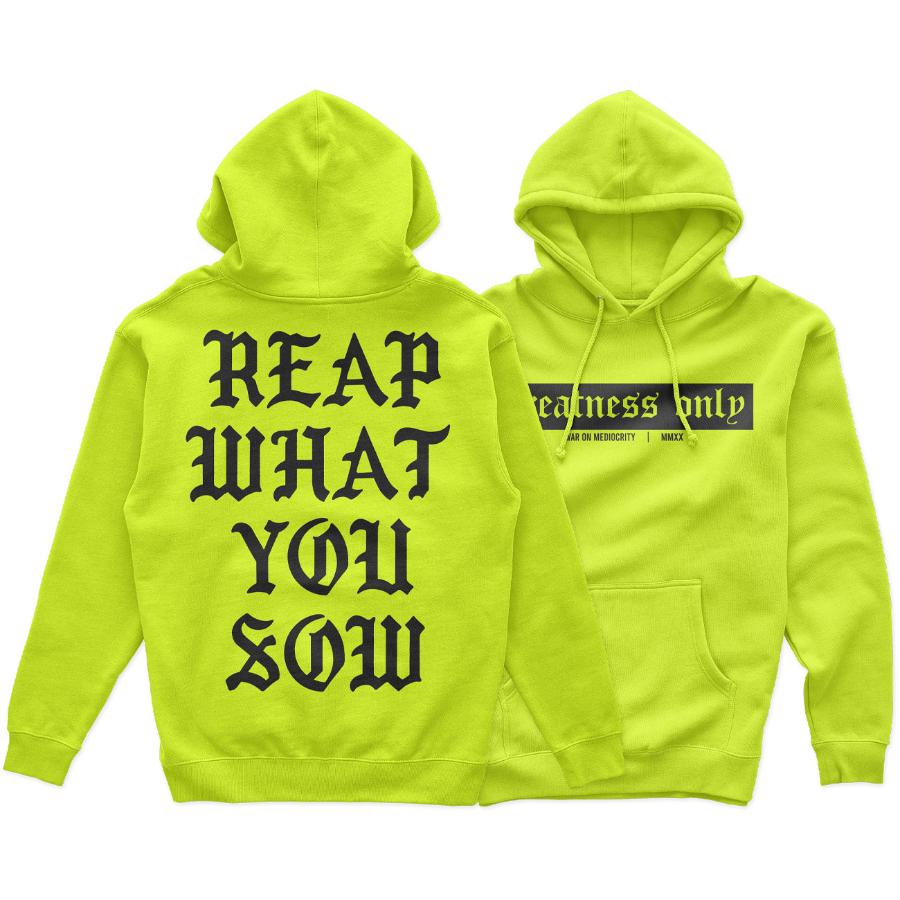 REAP WHAT YOU SOW HI-VIS  PULLOVER